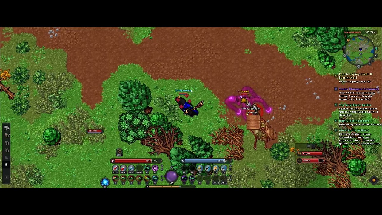Ravendawn Online PvP - Someone tries to pk me for my trade packs... LMAO