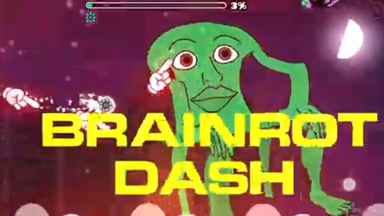 Brainrot dash geometry dash level (progress bar broke)