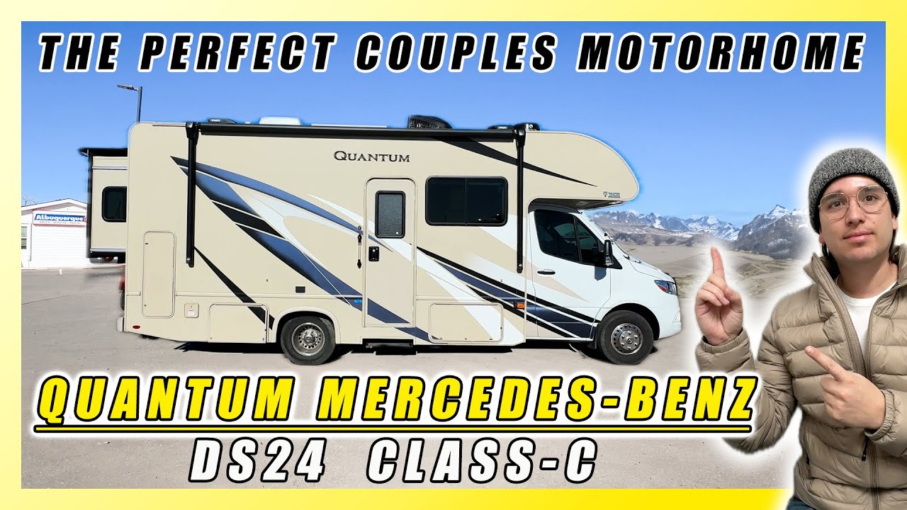 DS24 QUANTUM MERCEDES BENZ SPRINTER - THIS IS A PERFECT COUPLES CLASS C MOTORHOME