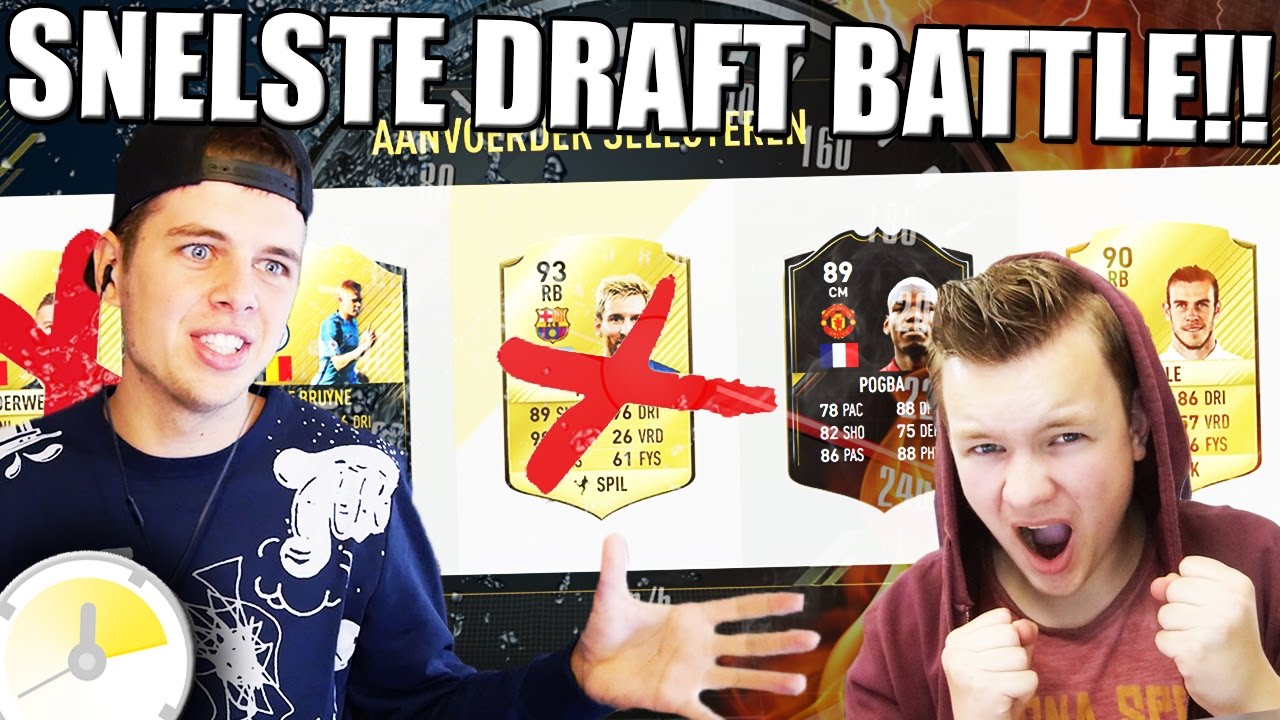 SNELSTE FUT DRAFT BATTLE VS DUTCHPOINTHD!! FIFA 17 NEDERLANDS