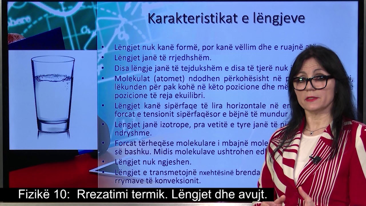 Fizikë 10 - Rrezatimi termik. - Lëngjet dhe avujt.