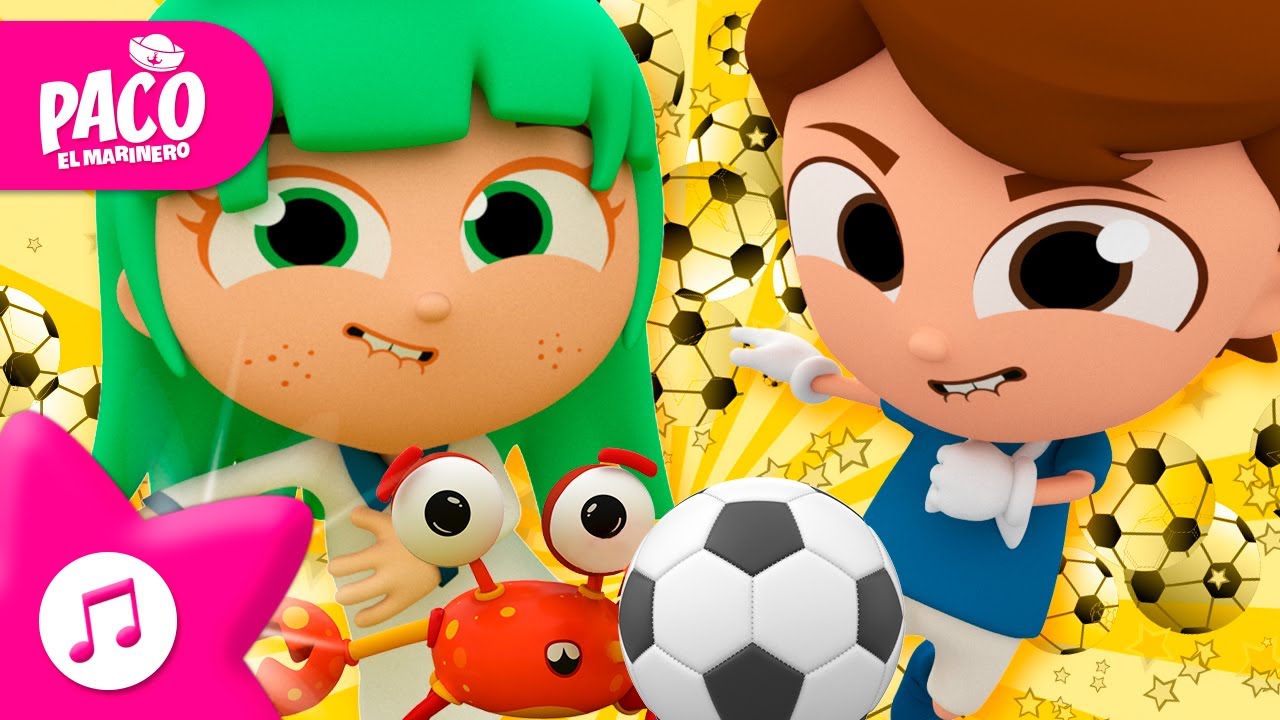 ⚽ Cangrejito Playero ⛱️ JUGAMOS al FÚTBOL con PACO EL MARINERO 🧑🏻 ESTRENO 🌈 MIX 🌈 PARA NIÑOS #futbol