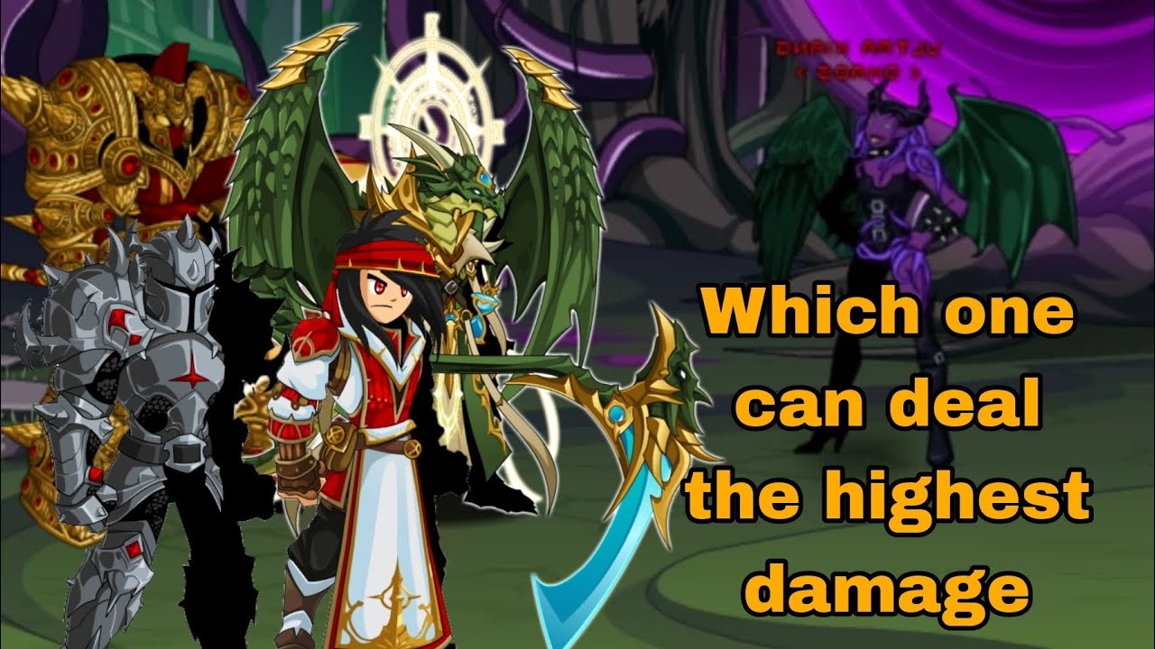 AQW | High HP = High Damage Classes Test