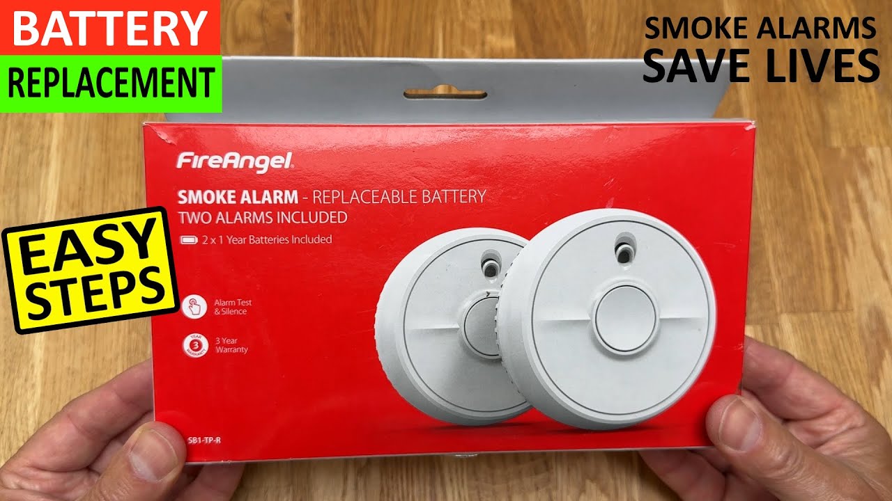How to replace battery in FireAngel Smoke Alarm - FireAngel Smoke Alarm Battery Replacement