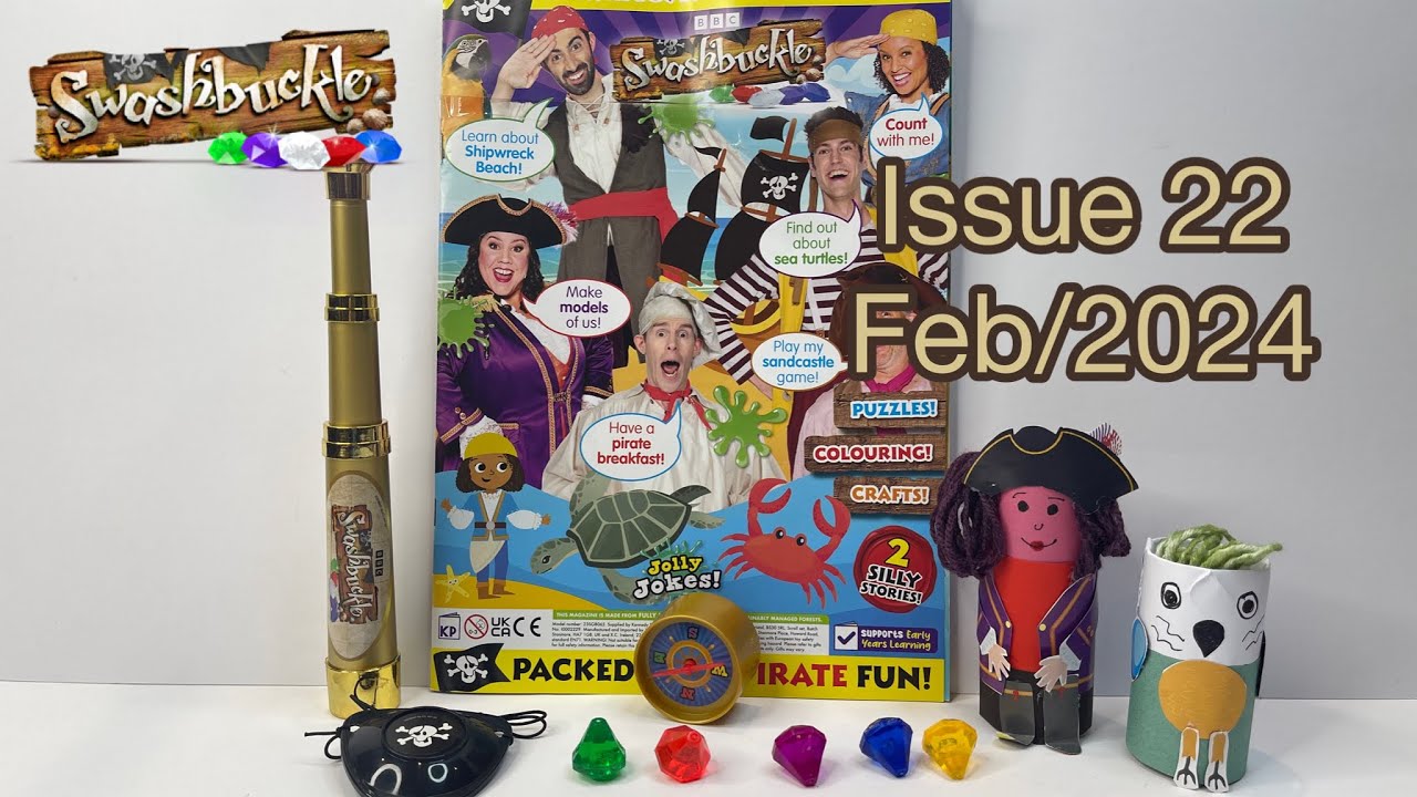 Swashbuckle magazine, issue 22, Feb/2024 with pirate set 🏴‍☠️