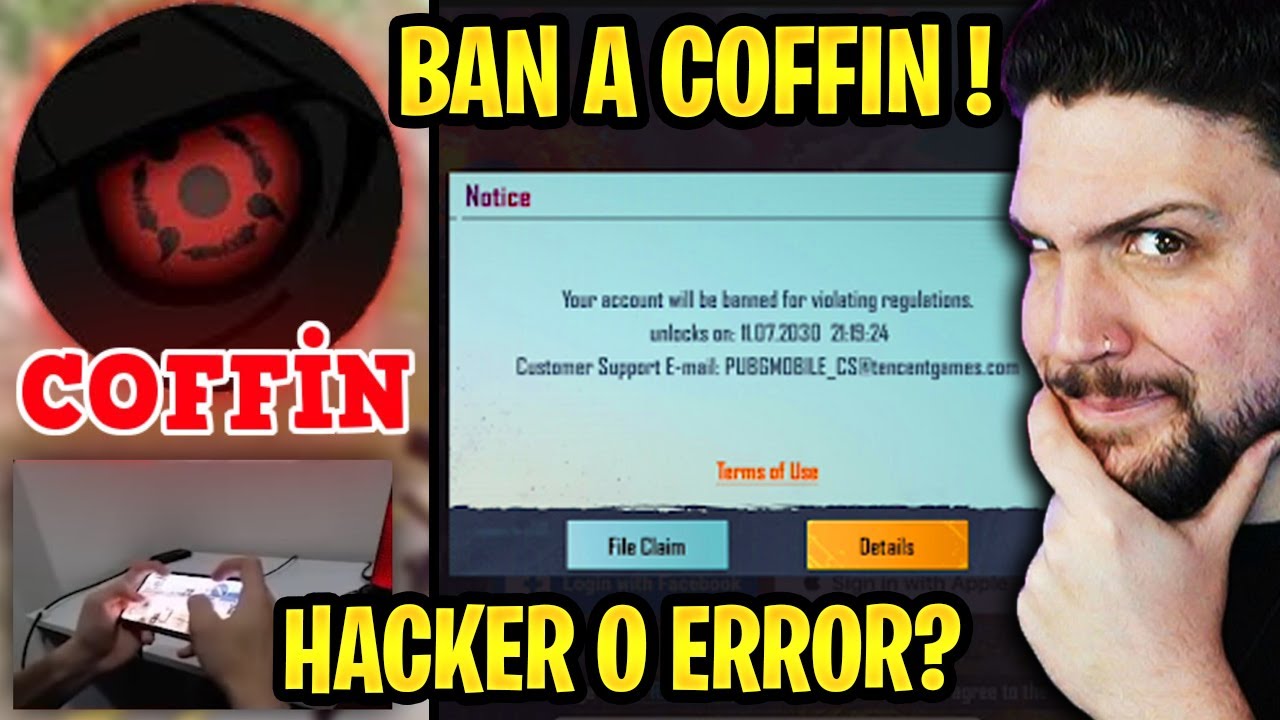 BAN A COFFIN POR USAR HACKS en PUBG MOBILE? - BANEAN POR ERROR al MEJOR JUGADOR!
