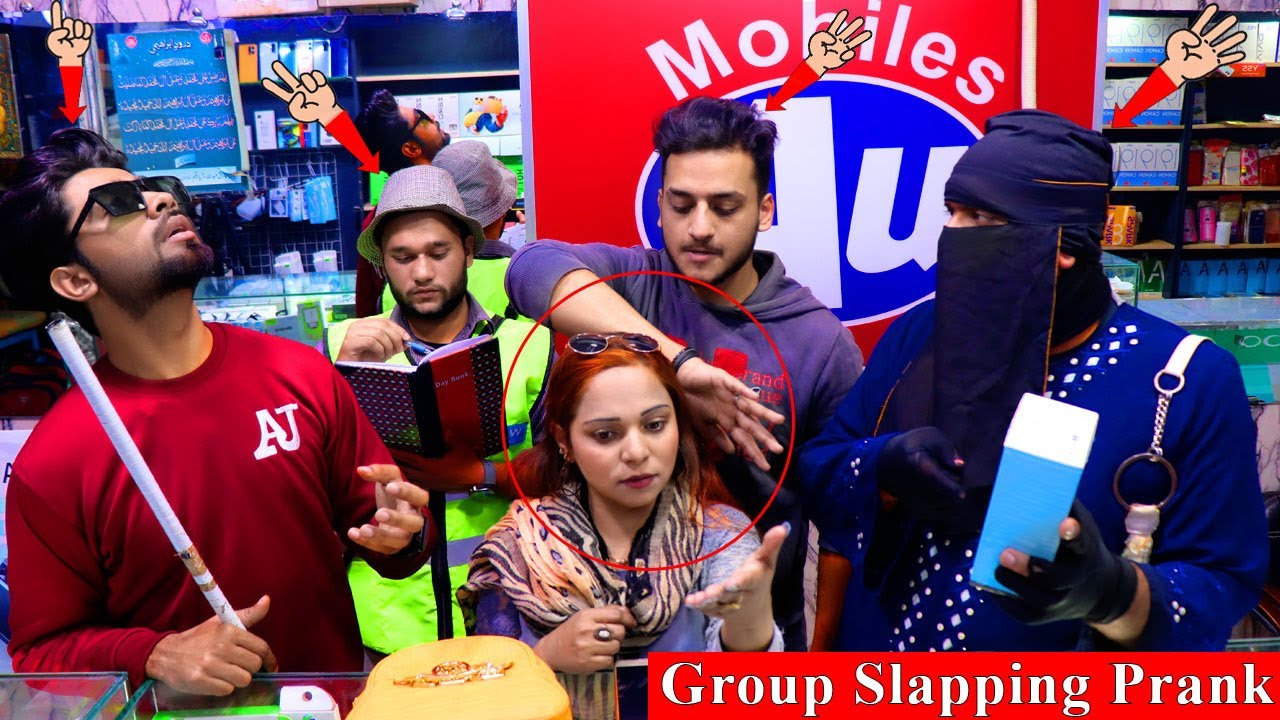 Group Slapping prank || BY AJ-AHSAN ||
