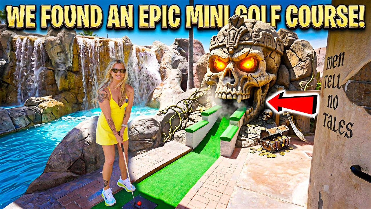 We Found an EPIC Fun Park Mini Golf Course!