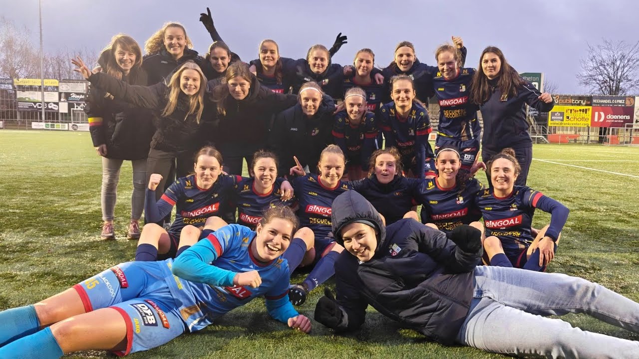 KRC Waregem Vrouwen-Famkes Diksmuide Oostende B 0-1, 14-12-2025