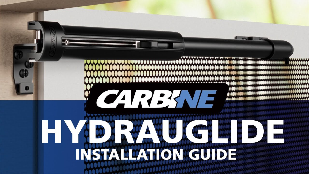 Carbine Hydrauglide - Security Screen Door Closer Installation Guide