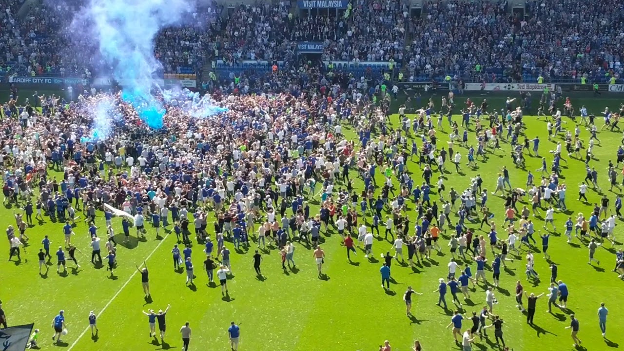 Cardiff City Pitch Invasion