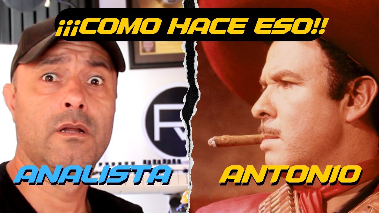 ANTONIO AGUILAR CANTANDO ALBUR DE AMOR | ANALIZANDO SU CANTO POR PRIMERA VEZ