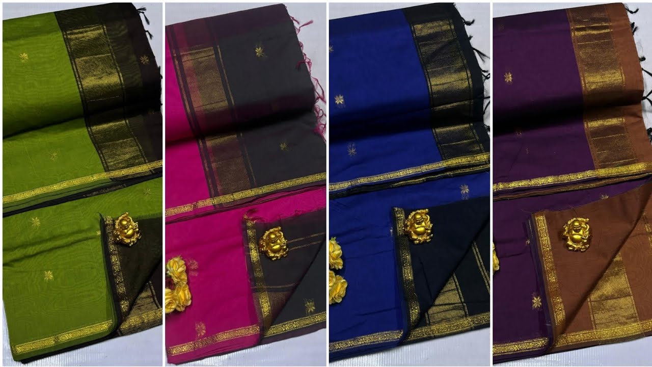 Maheshwari Silk Cotton Sarees.. Withblouse saree More Details Contact 9486418996