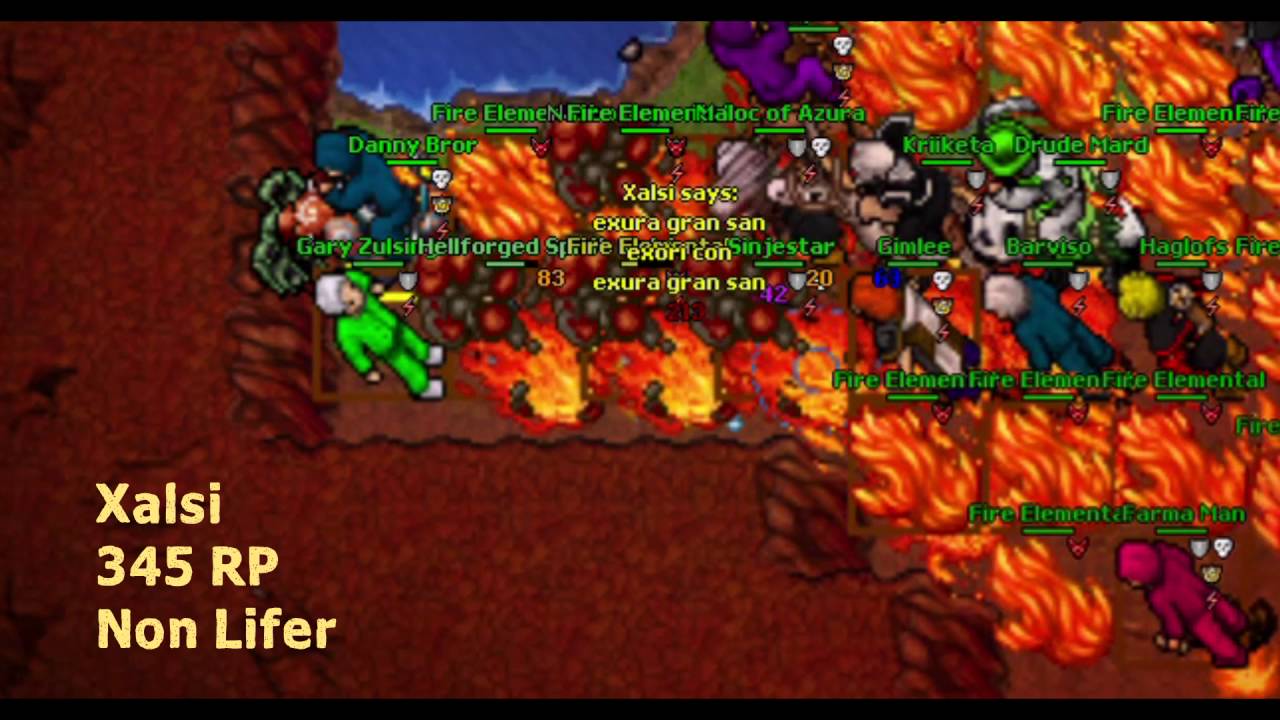 Tibia PK Efidia Riots 2016! - Non Lifers killing + [TS records!] March/April 2016