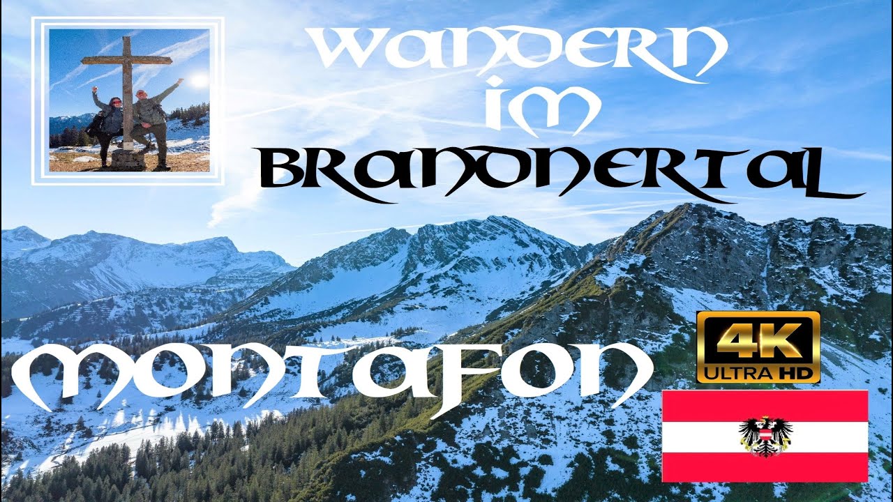 Wandern im Montafon - Brandnertal Bürserberg Mondspitze 4k
