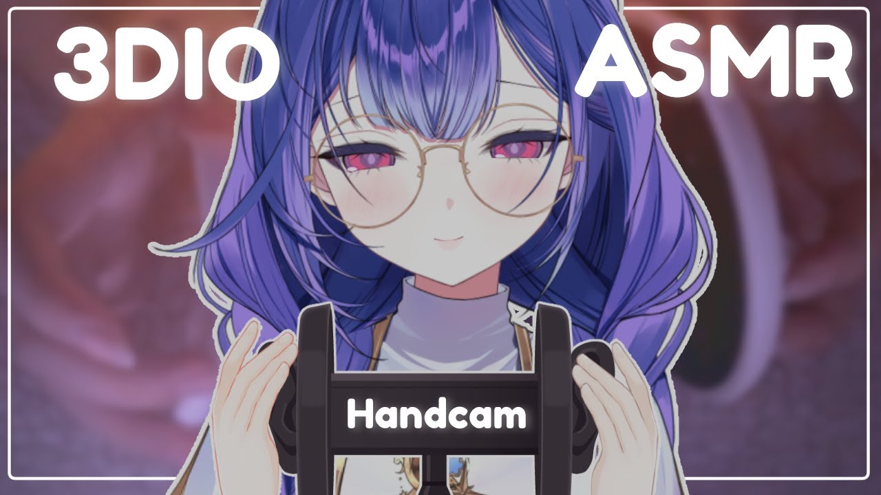 【3DIO ASMR】Vtuber Handcam | Cleaning your ears until you fall asleep 🌙