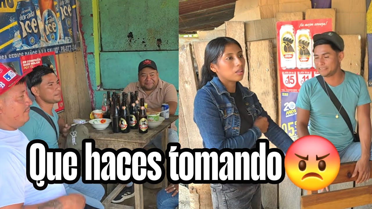 Norma bien enojada llega con Abelardo ya estas tomando por esa mujer😡