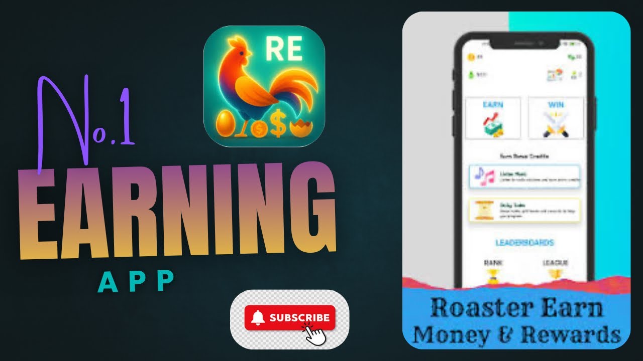 No.1 Earning App 2026 | Roaster Earn App Se Paise Kaise Kamaye 