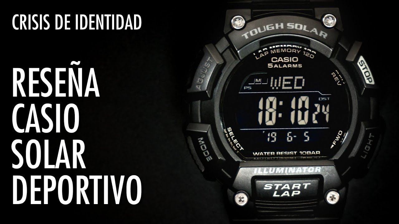 Reseña Casio Tough Solar STL-S110H Digital Reloj Deportivo en Español