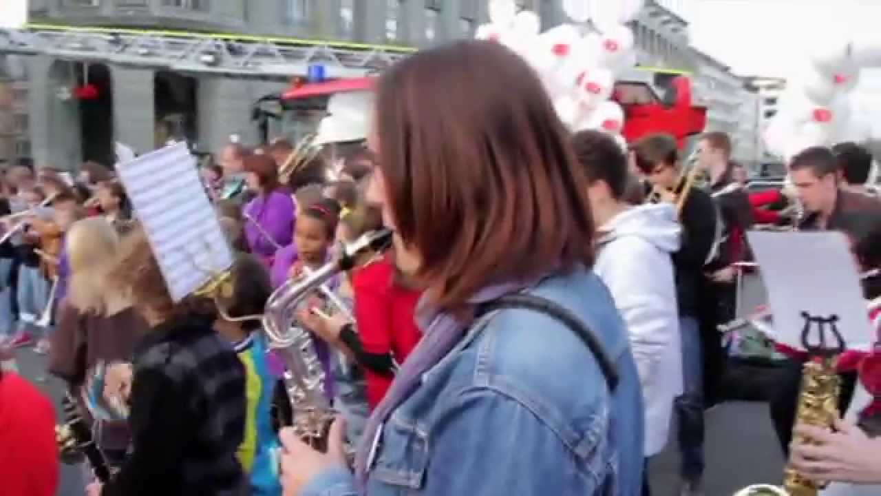 Flashmob 40 ans MJB - 1.1.2014