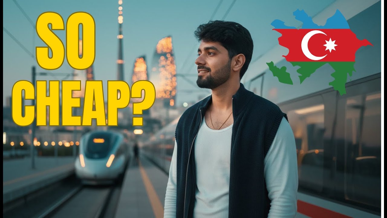 Is Azerbaijan Cheap? 🇦🇿 Train Journey + Real Prices from India