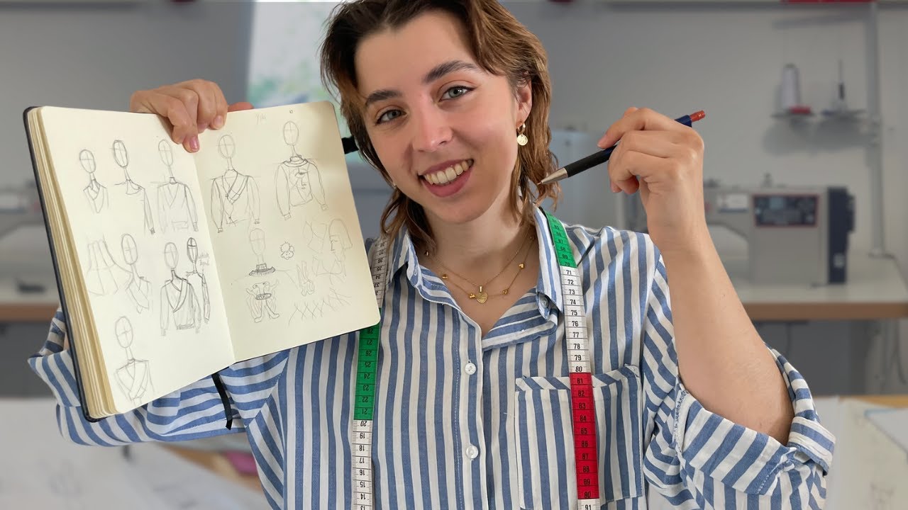 ASMR Ich skizziere Sommerlooks für dich | whispering, paper and drawing sounds