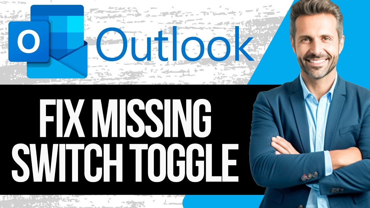 Как исправить исчезнувший переключатель | Новый Outlook на классический Outlook