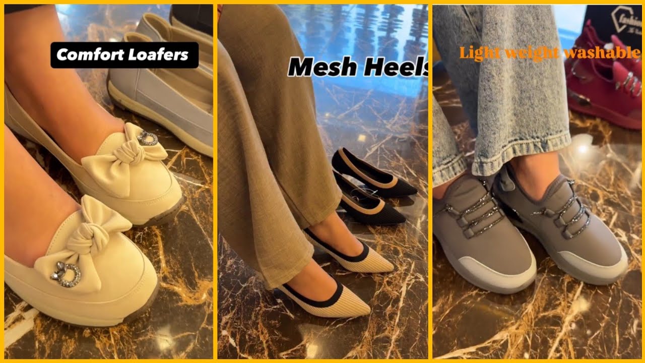 Light weight washable bellies 🍁|| Mesh Heels 😍 || Comfortable loafers || Winter footwear collection 