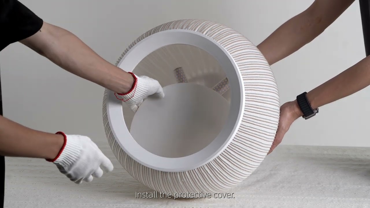 Lantern Knit Pendant Lamp Installation Video – Woven Texture, Cast Light