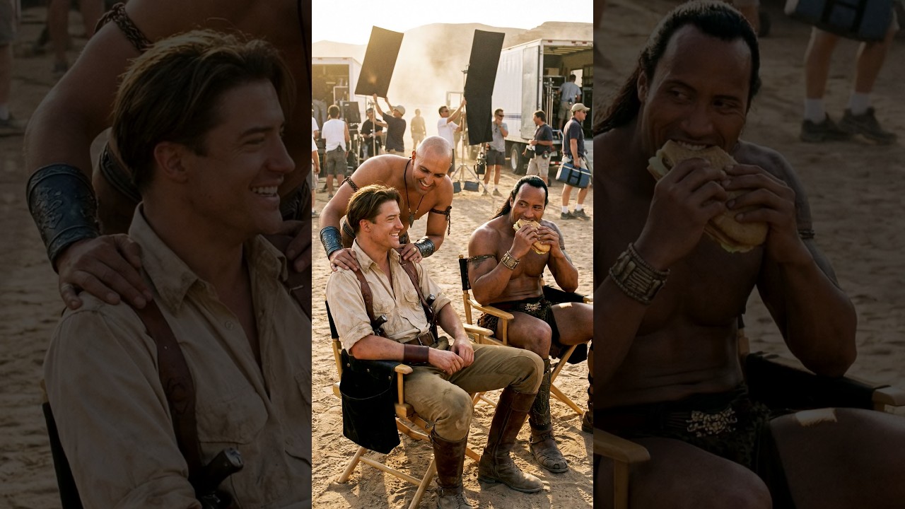 The Mummy - Making of a Classic #themummy #brendanfraser #dwaynejohnson #egypt #bts