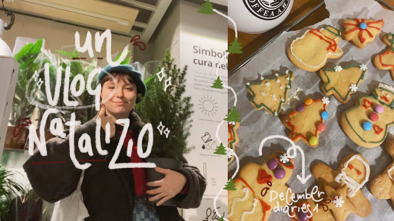 DECEMBER DIARIES: spirito natalizio, shopping da ikea, malinconia invernale e biscotti - vlogmas