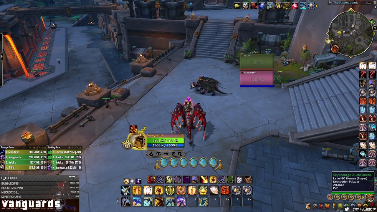 R1 WoW 3v3 Arenas - Vanguards Ret Hunter Monk