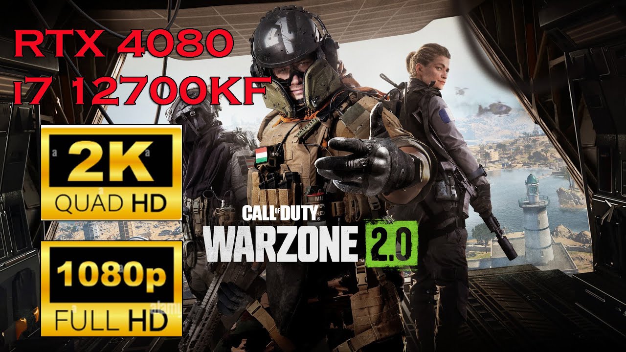 Testing RTX 4080 i7 12700KF 32GB in Warzone 2 / 2k /1080p