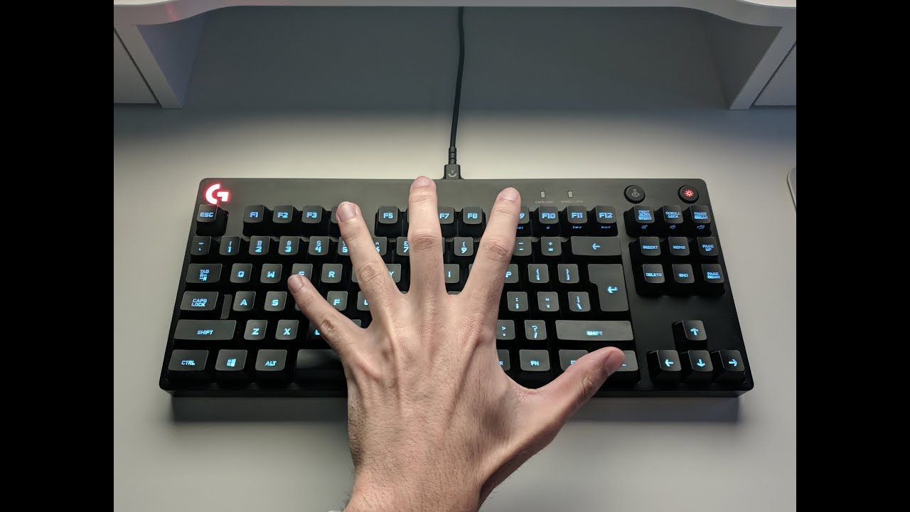 1 Hour of Logitech G Pro typing [Romer-G Switches]