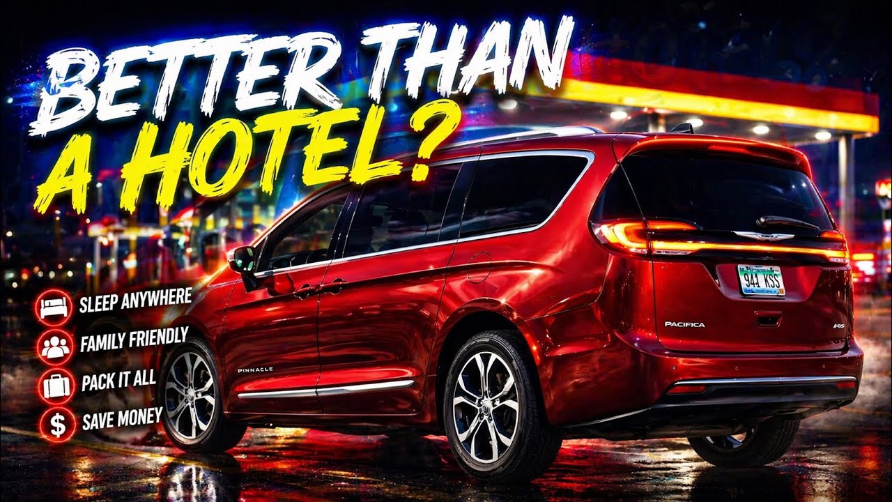 I Camped Out In A 2026 Chrysler Pacifica Pinnacle AWD On A Cross Country Trip