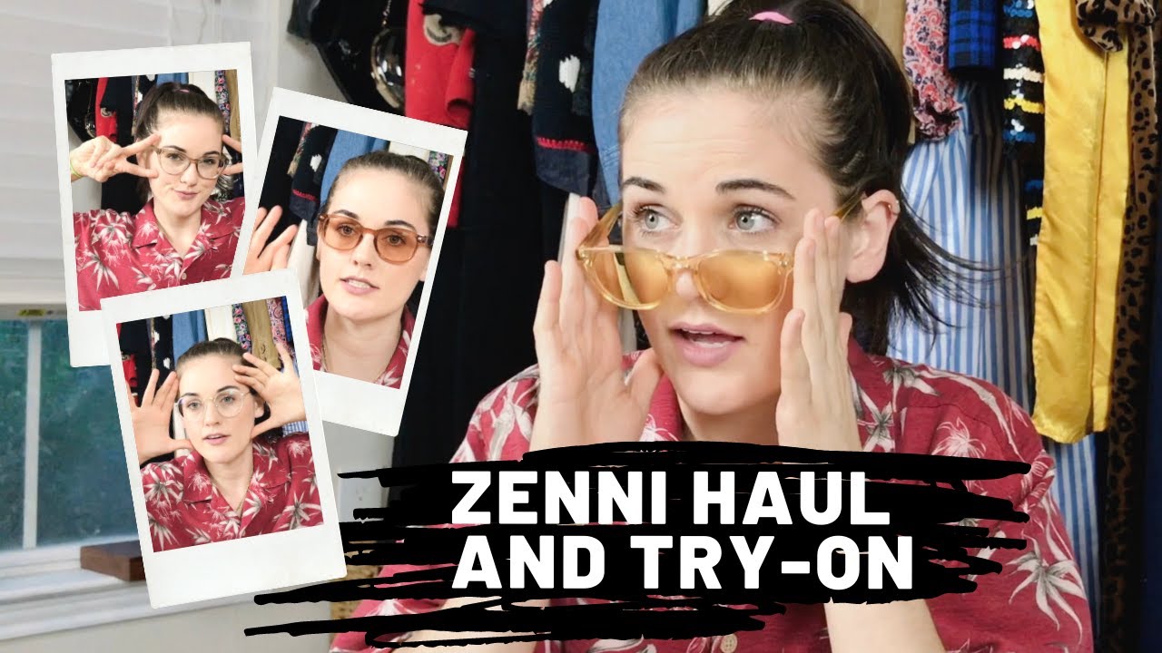ZENNI OPTICAL: HAUL and TRY-ON! (6 pairs!) glasses w/ fashion lens tints #zenni #zennioptical REVIEW