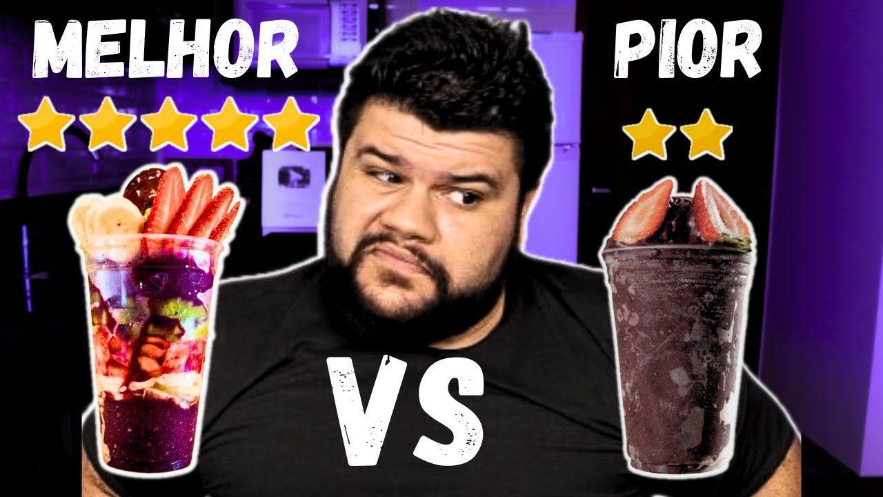 A&ccedil;a&iacute; Melhor vs Pior Avaliado do APP