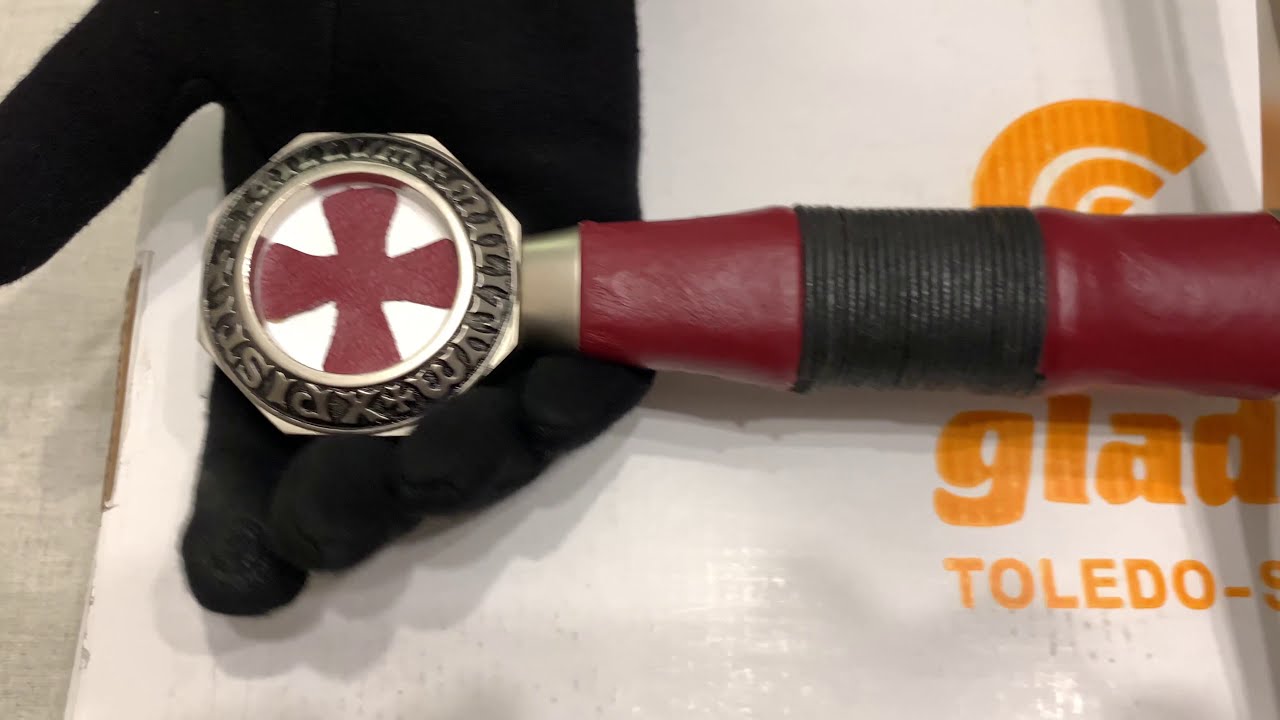 Меч Крестоносца серебро, Knights Templar Sword Art Gladius AG288