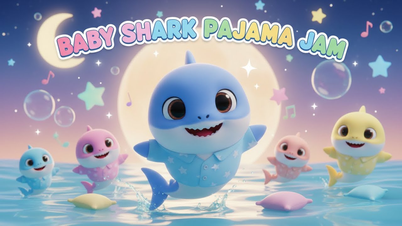 Baby Shark Pajama Jam – Nursery Rhyme, Toddler Learning, Dance Fun, and Playful Bedtime