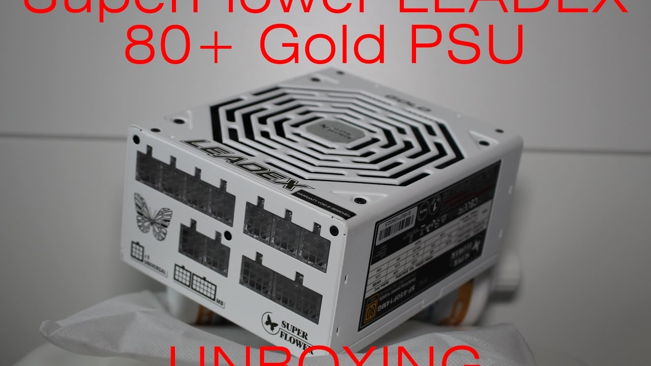 SuperFlower Leadex 80+ Gold Wei&szlig; / White [Unboxing] Modular PSU Netzteil