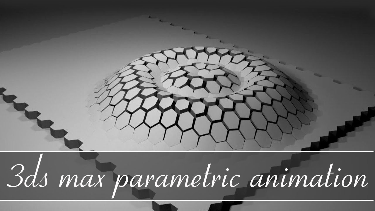 3ds max:parametric animation.