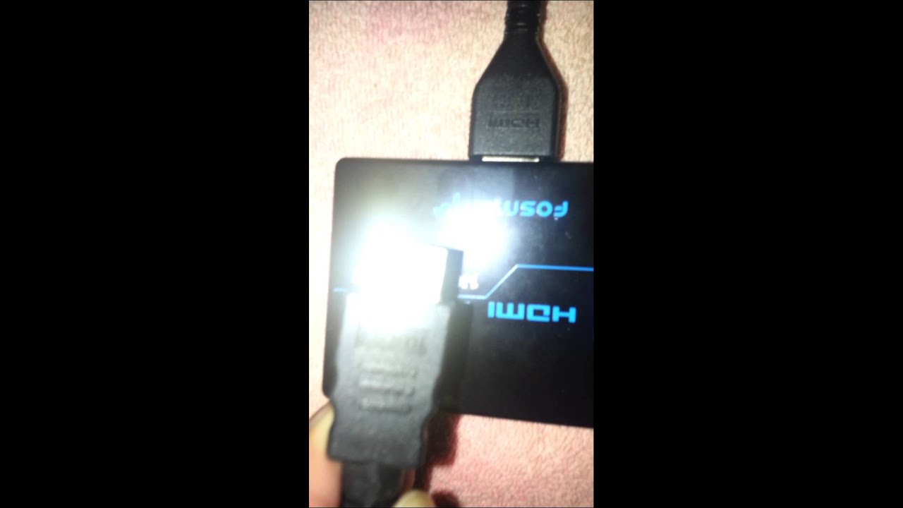 How to connect a ps4 to a hdmi splitter