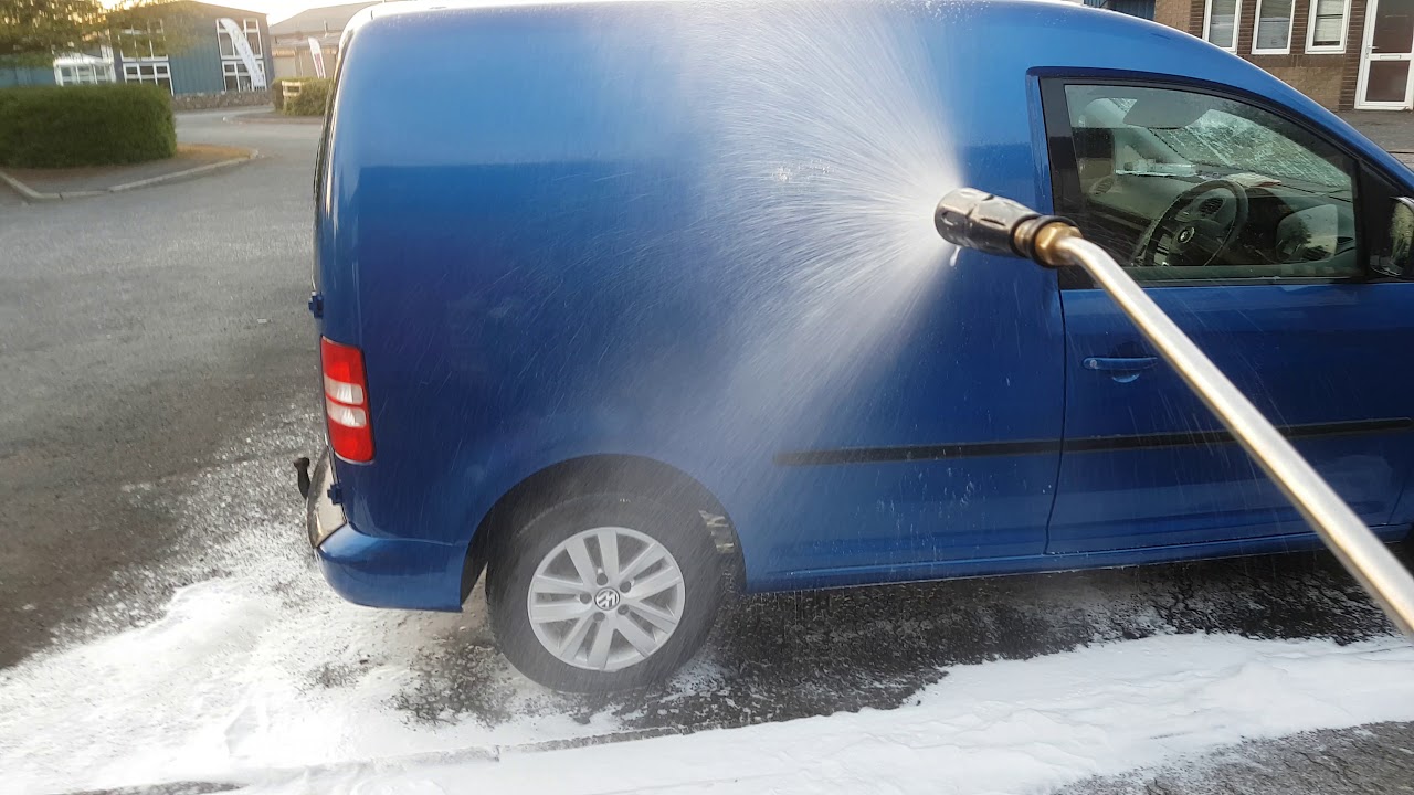 QWASHERS EBAY YOUTUBE ST SNOW FOAM INJECTOR & LONG REACH NOZZLE JET FOR FOAMING HOW TO LADDER SAVER