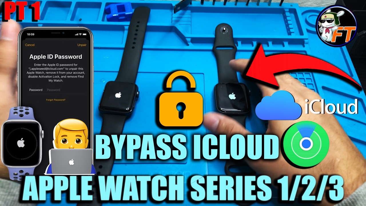 Novo Desbloqueio iCloud Bypass Apple Watch Series 1/2/3 Parte 1🍎 (2024)