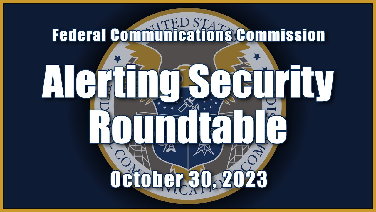 Alerting Security Roundtable
