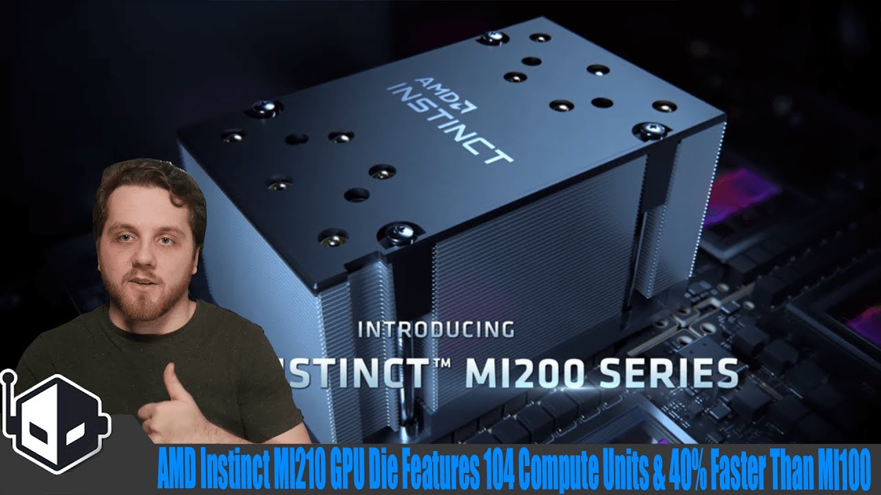 AMD Instinct MI210 GPU Die Features 104 Compute Units & 40% Faster Than MI100