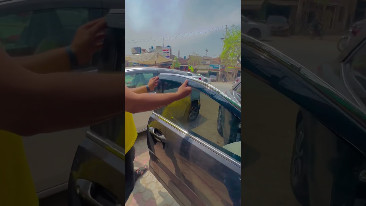 Sun visor installation #viral #parisautogrw