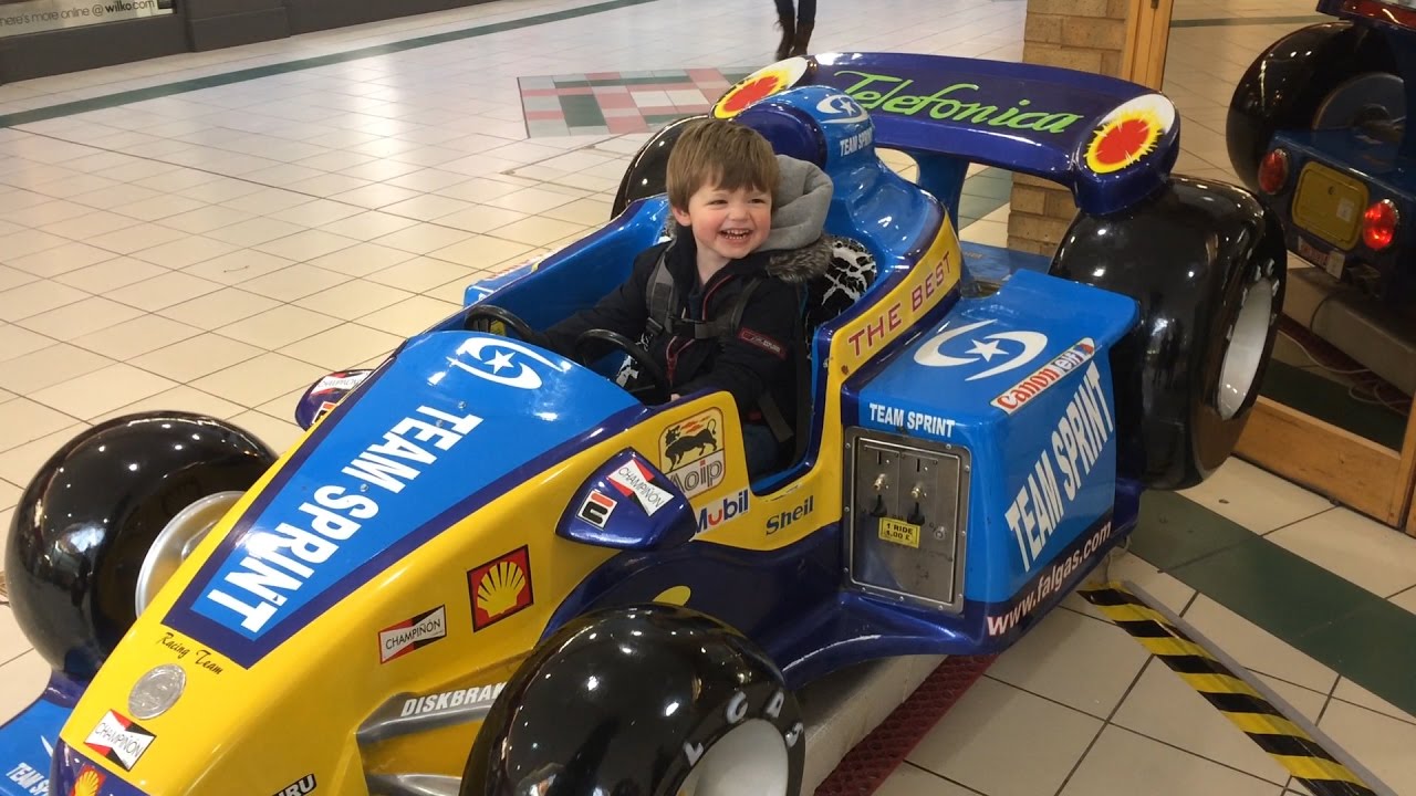 Sit On F1 Racing Car Coin Operated Ride