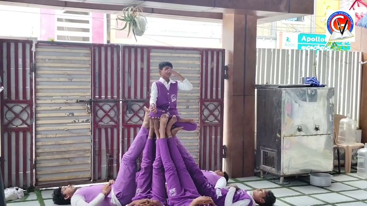 International Yoga Day - Gayatri Vidyalayam #yoga #school #vijayawada