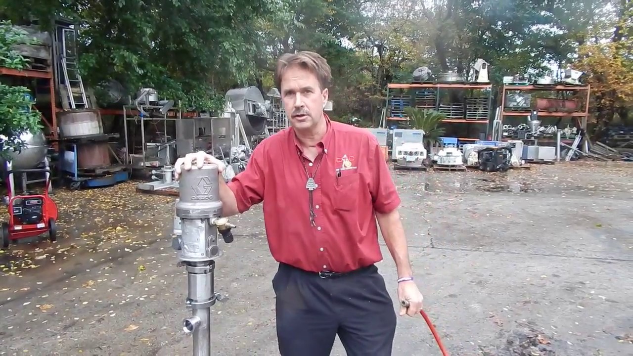 www.champtrading.com wet testing Graco drum pump